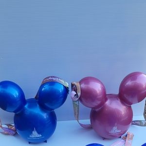 Walt Disney World Parks 50th anniversary popcorn Mickey/ Minnie buckets